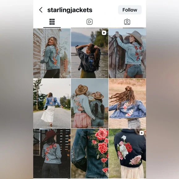 Starling Jackets Reworked Embroidered Denim Jacket - Picture 7 of 14